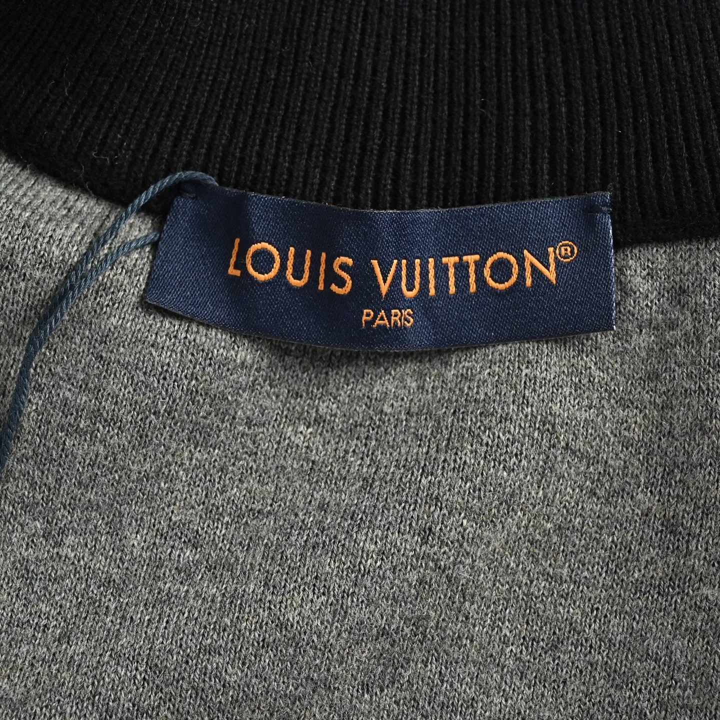 Louis Vuitton/Louis Vuitton jacquard threaded wool zipper jacket